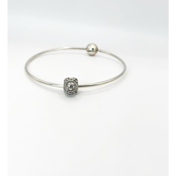 Pandora Easter Bunny Decorative Egg Bead Pink CZ Retired Athentic Charm - Picture 4 of 4